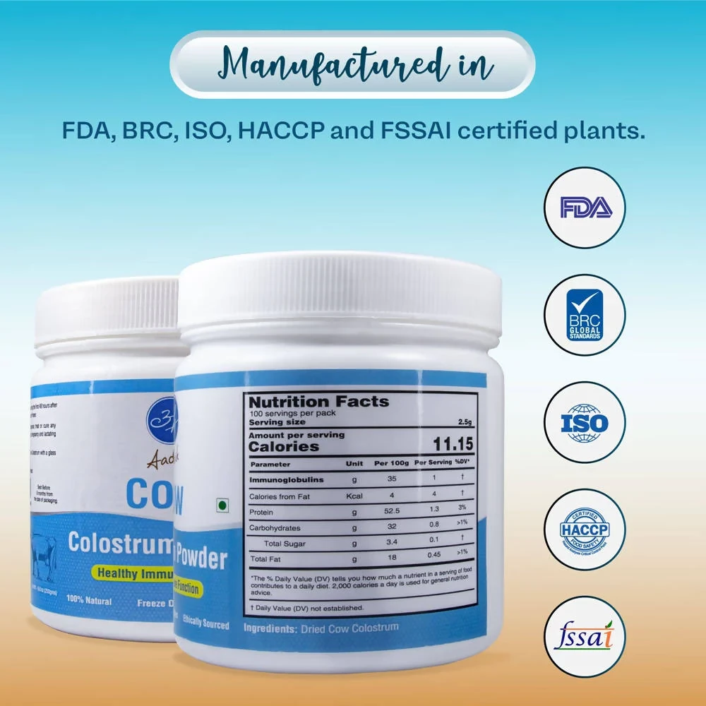 Aadvik Cow Colostrum Powder Freeze Dried, 250 g-3.webp